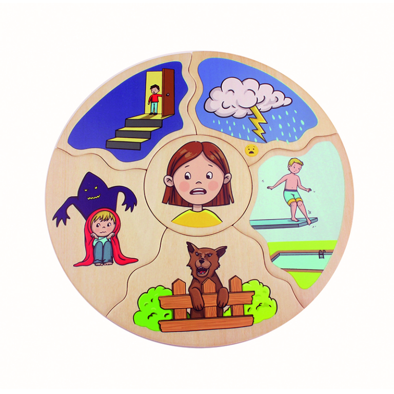 Beleduc | Puslespil i æske - Følelser, 5 stk