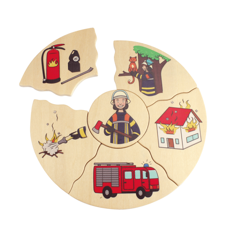 Beleduc | Puslespil i æske - Jobs, 5 stk