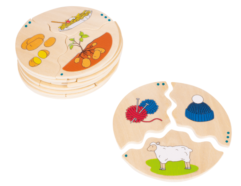 Beleduc | Puslespil i æske - Produktion, 5 stk