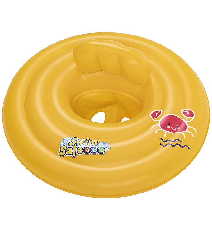 Bestway Badering m. Sæde - Swim Safe - 0-1 år - Gul