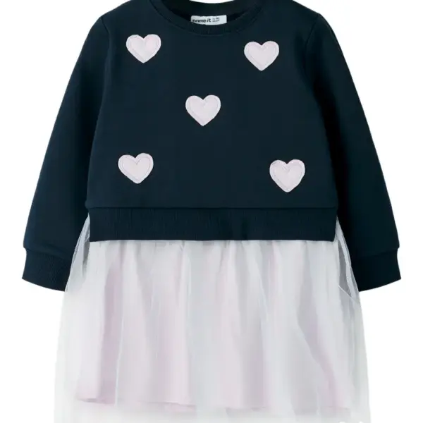 Bianja Sweat Kjole - Navy Blazer - 92