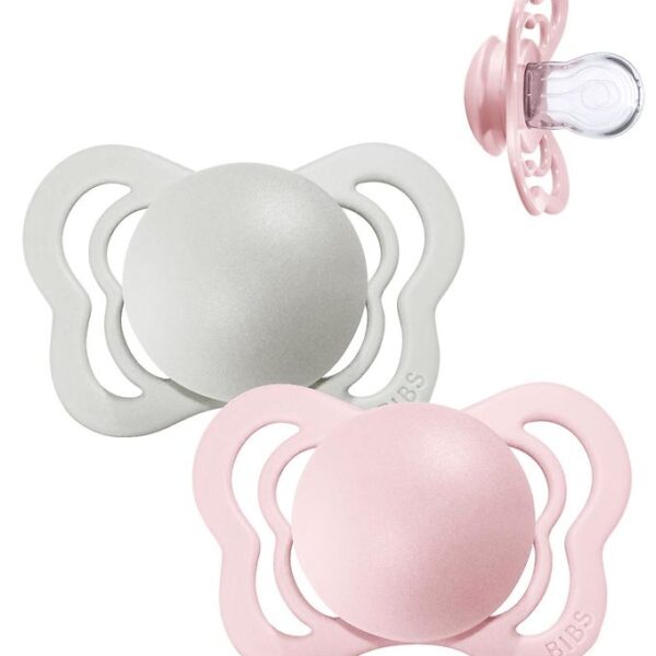 Bibs Supreme Sutter - 2-pak - Str. 2 - Symmetrisk - Haze/Blossom