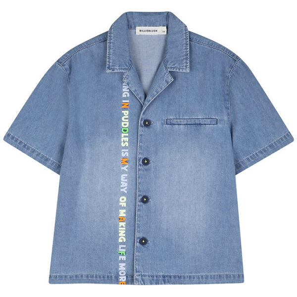 Billieblush Skjorte - Denim - Double Stone