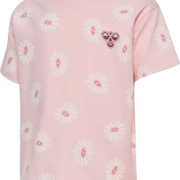 Blomster T-shirt - Pale lilac - 80