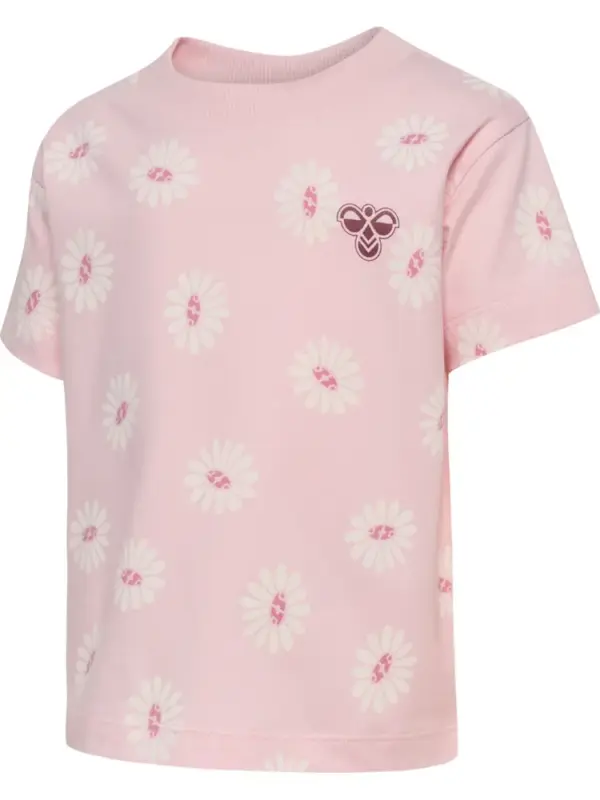 Blomster T-shirt - Pale lilac - 80