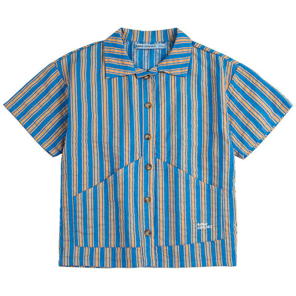 Bobo Choses Skjorte K/Æ - New Hairline - Navy Blue