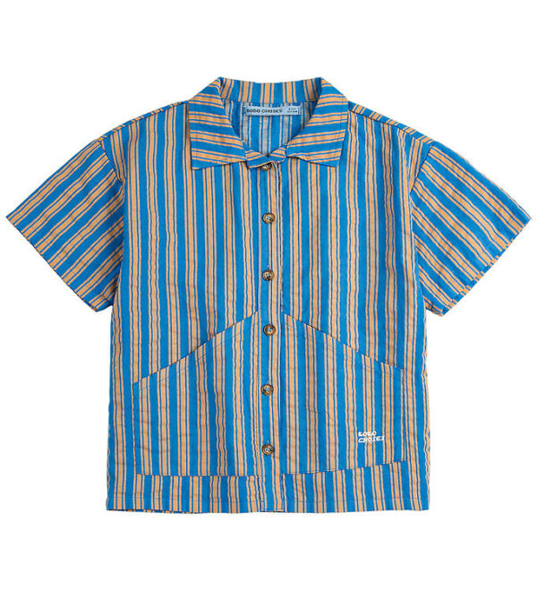 Bobo Choses Skjorte K/Æ - New Hairline - Navy Blue