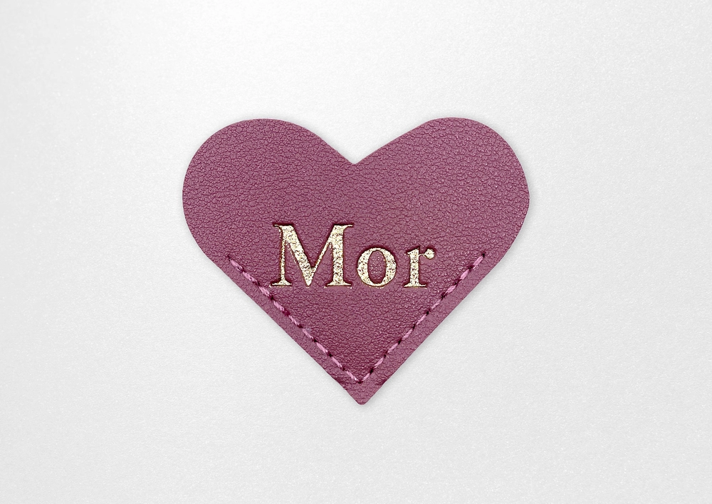 Bogmærke mor hjerte PU, du er fantastisk