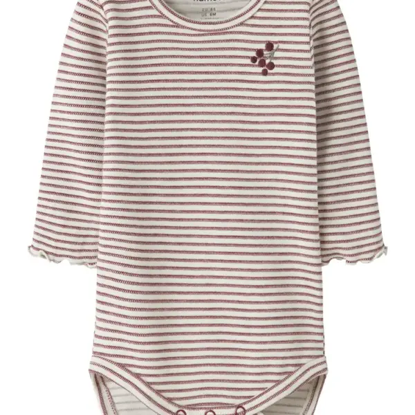 Bripa Langærmet Body - Oxblood Red - 56