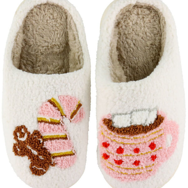 By Stær Hjemmesko - Slippers Jul - Rosa/Brun