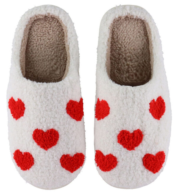 By Stær Hjemmesko - Slippers - Små Hjerter - Rød By Stær Hjemmesko - Slippers - Små Hjerter - Rød