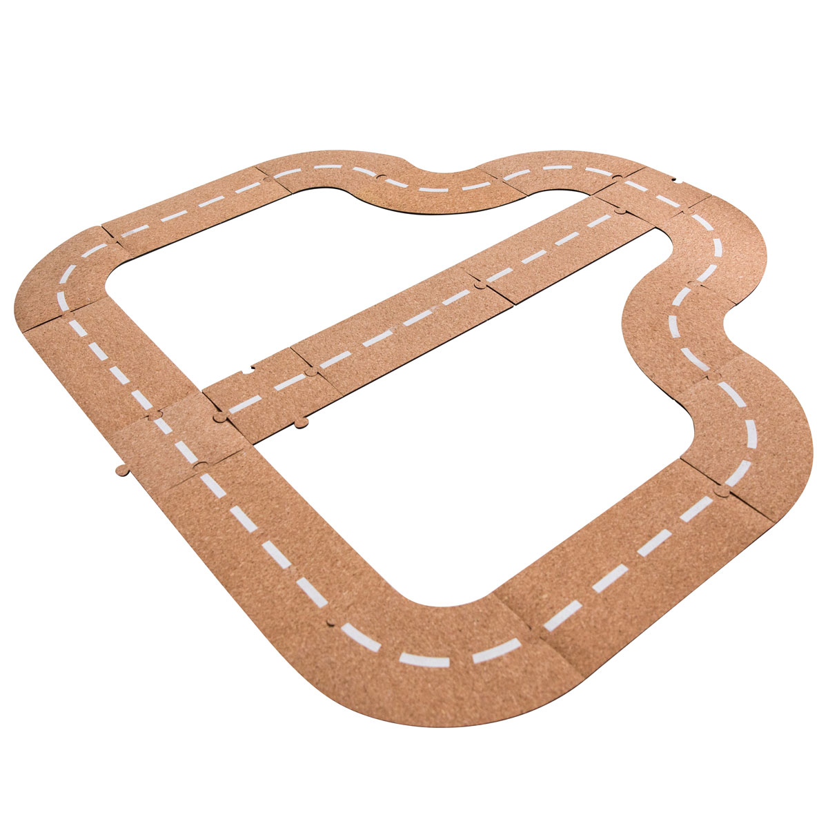 Byg selv veje af kork, 17 dele