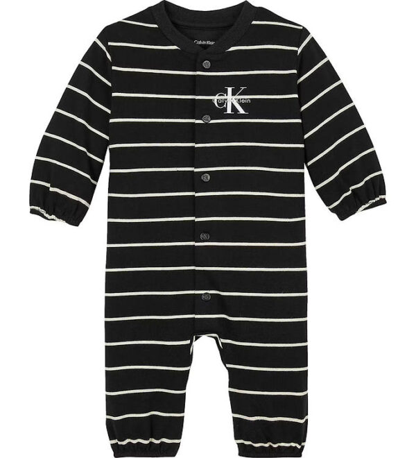 Calvin Klein Heldragt - Sweat - Monogram - Ck Black/Whitecap Gra