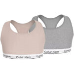 Calvin Klein Toppe - 2-pak - Silverpeony/Greyheather