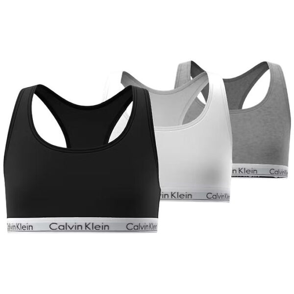 Calvin Klein Toppe - 3-pak - Sort/Hvid/Gråmeleret