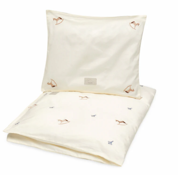 Cam Cam Copenhagen Broderet Baby Sengetøj - Vintage Toys