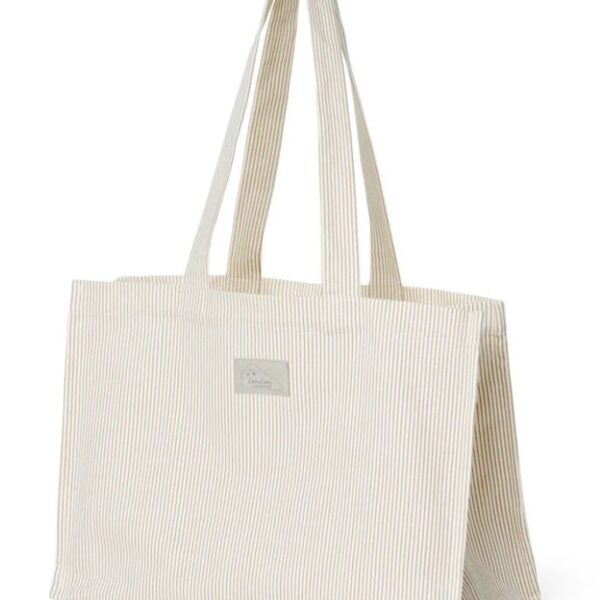 Cam Cam Copenhagen Tote Bag - Classic Stripes Camel
