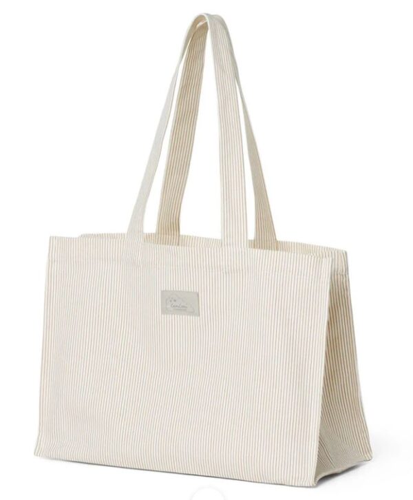 Cam Cam Copenhagen Tote Bag - Classic Stripes Camel