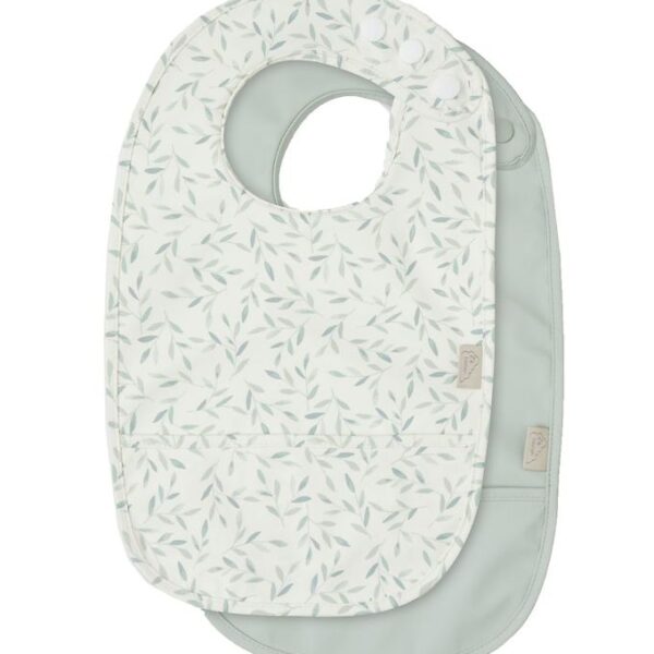 Cam Cam Hagesmække - 2-pak - Green Leaves/Dusty Green