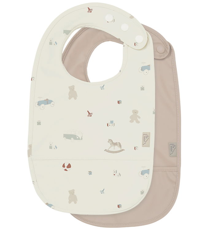 Cam Cam Hagesmække m. Lomme - 2-pak - PU - Vintage Toys