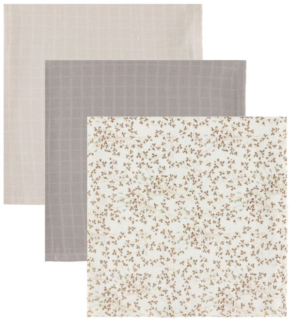 Cam Cam Stofbleer - 3-pak - Mix Lierre/Almond/Hazel