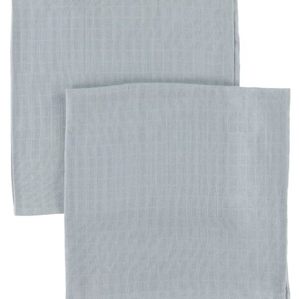 Cam Cam Stofbleer - 70x70 - 2-pak - Dusty Blue