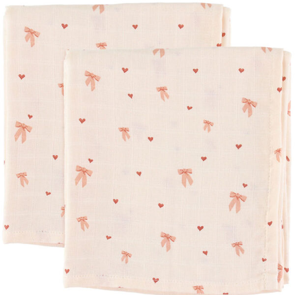 Cam Cam Stofbleer - 70x70 cm - 2-pak - Bows