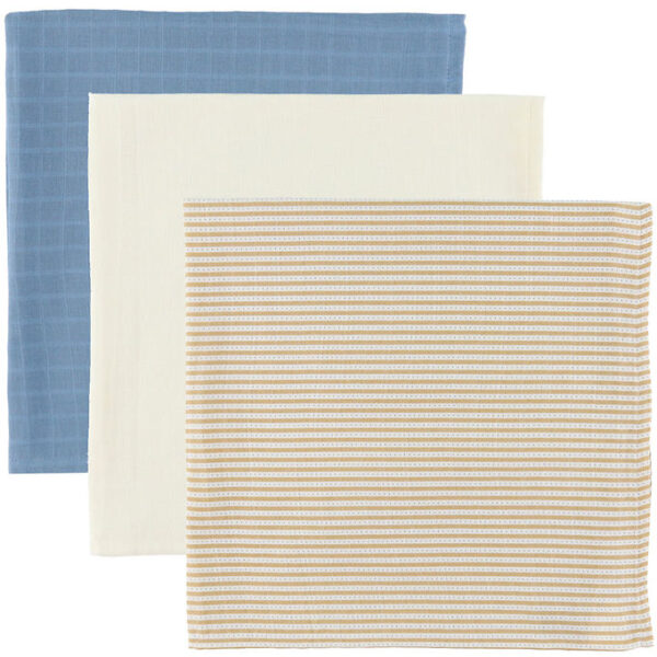 Cam Cam Stofbleer - 70x70 cm - 3-pak - Oatfield