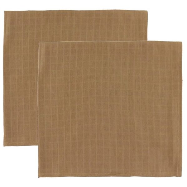 Cam Cam Stofbleer - 72x72 cm - 2-pak - Camel