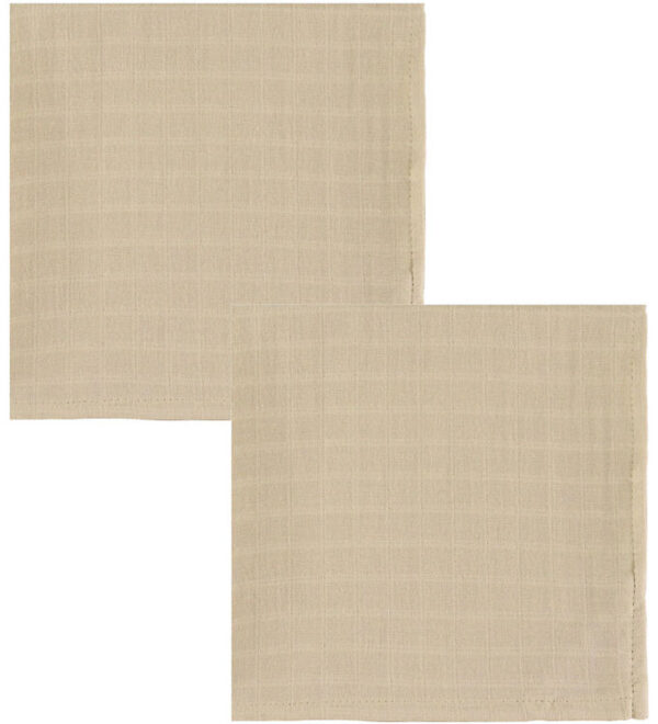 Cam Cam Stofbleer - Musselin - 70x70 cm - 2-pak - Latte Cam Cam Stofbleer - Musselin - 70x70 cm - 2-pak - Latte