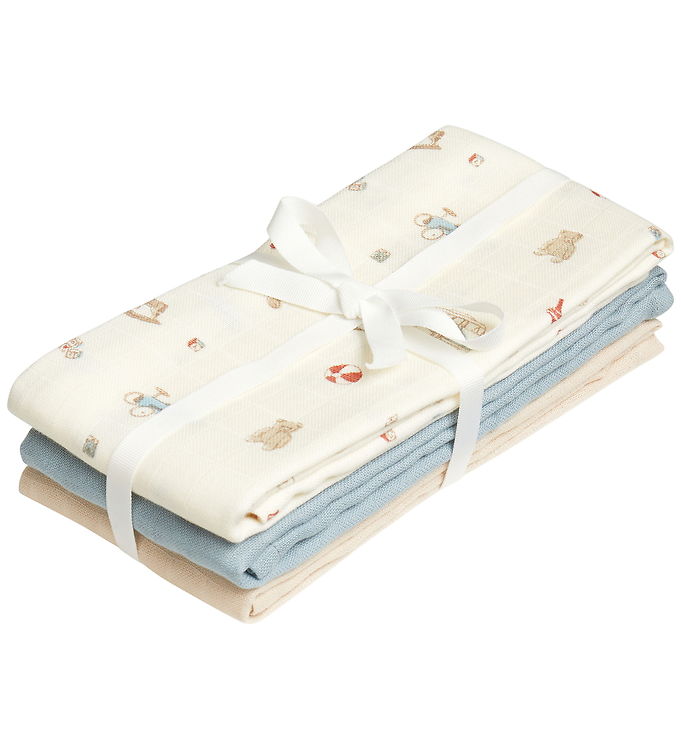 Cam Cam Stofbleer - Musselin - 70x70 cm - 3-Pak - Vintage Toys