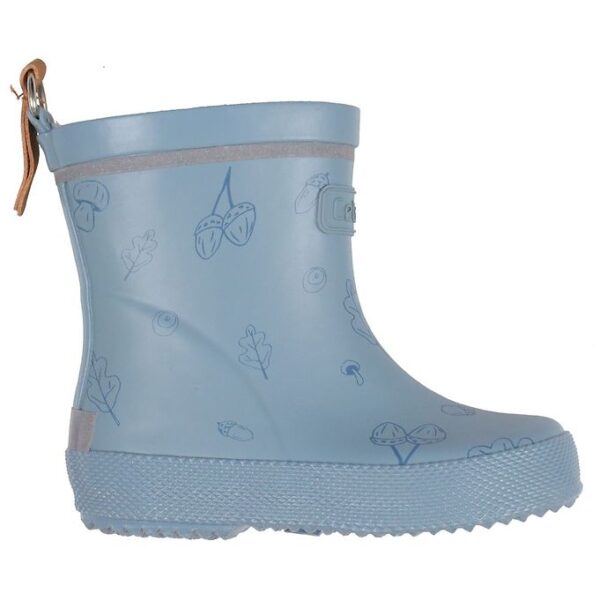 CeLaVi Gummistøvler - Kort - Smoke Blue m. Print