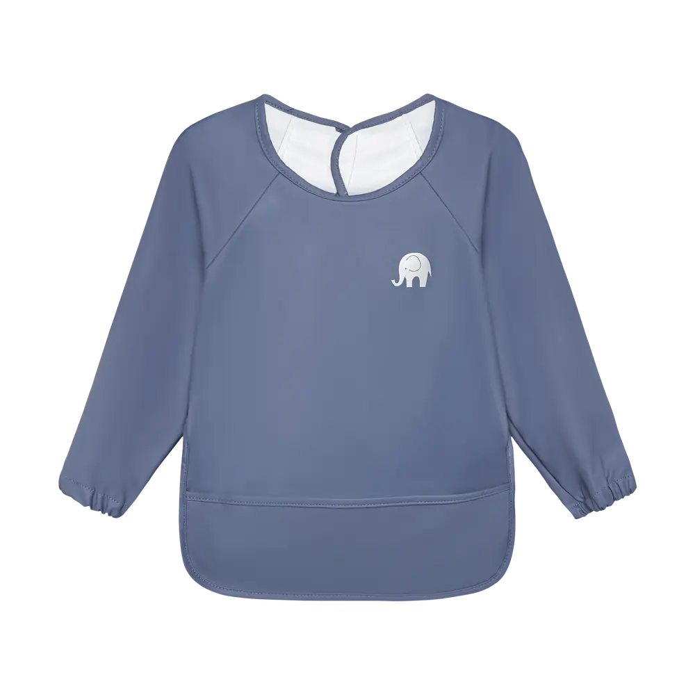 Celavi Langærmet Hagesmæk - China Blue