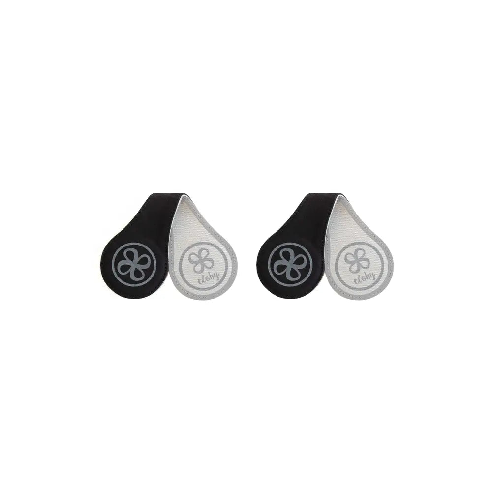 Cloby Reflex Clips 2 Stk - Sort