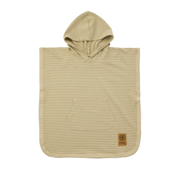 Cloby UV Poncho 1-3 år - Sandy Beach/olve Green