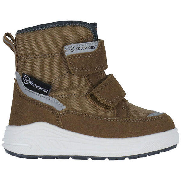 Color Kids Vinterstøvler - m. Velcro - Nuthatch