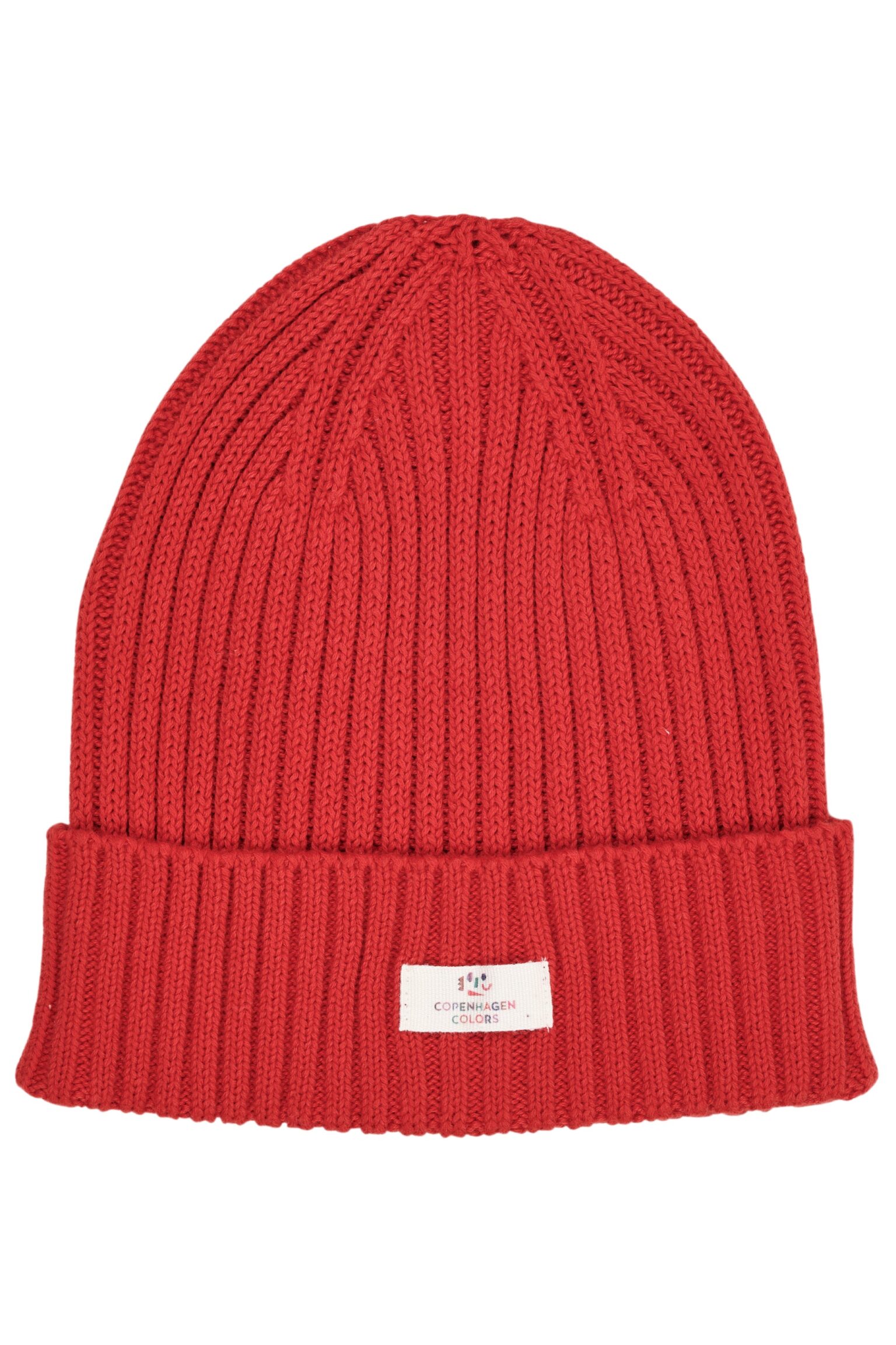 Copenhagen Colors Classic Beanie - Rød - 48-50/ 9 mdr.- 3 år