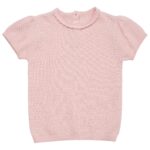 Copenhagen Colors Margueritte Strik T-shirt - Dusty Rose - 86 cm