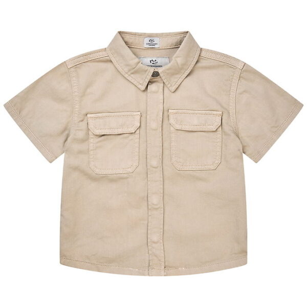 Copenhagen Colors Skjorte K/Æ - Twill Safari - Beige