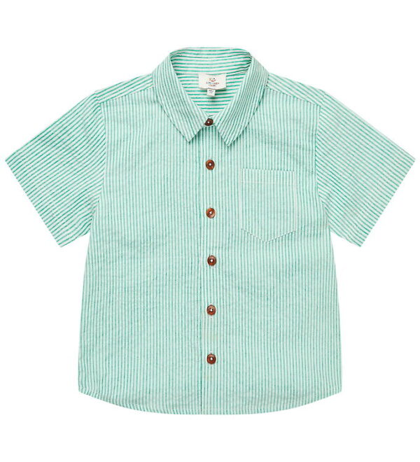 Copenhagen Colors Skjorte - Sharp Green/Cream