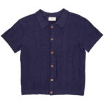 Copenhagen Colors Skjorte k/æ - Strik - Navy