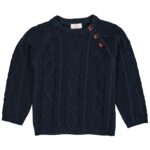 Copenhagen Colors Strik Bluse - Navy - 80 cm
