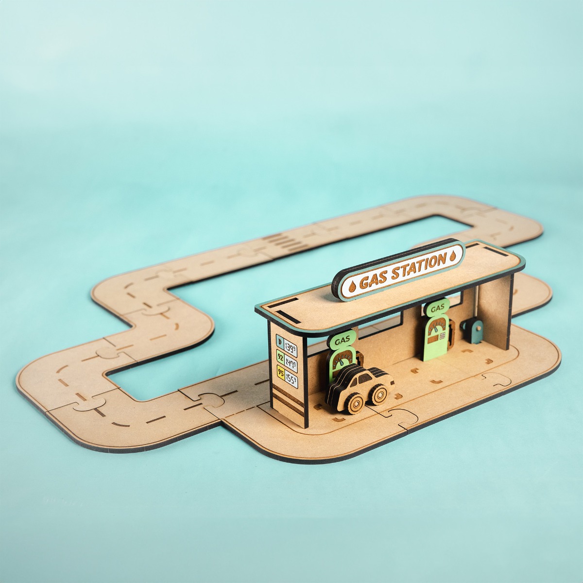 Crateit Town - Byens tankstation, 28 dele