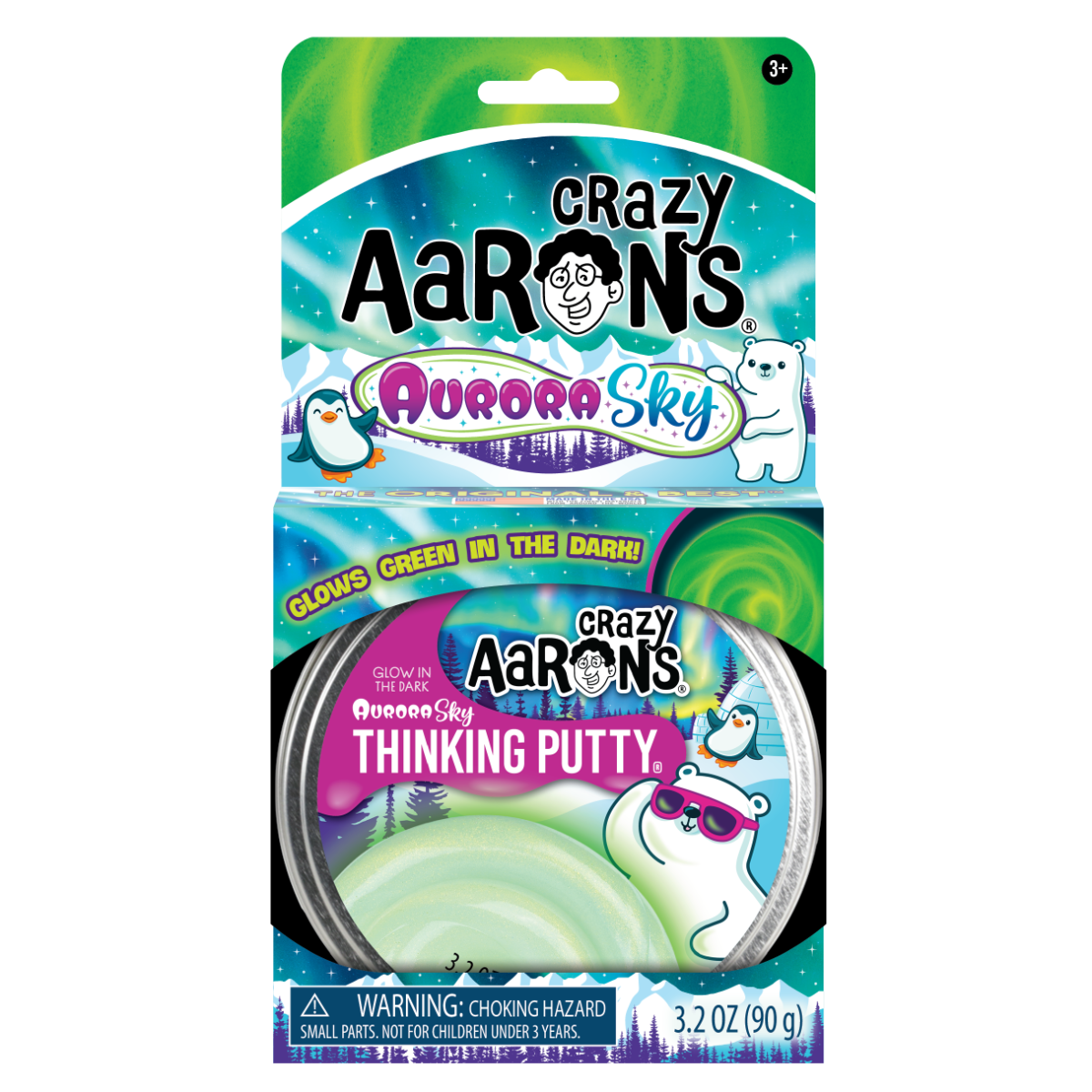 Crazy Aaron’s | Thinking Putty Large - Aurora Sky
