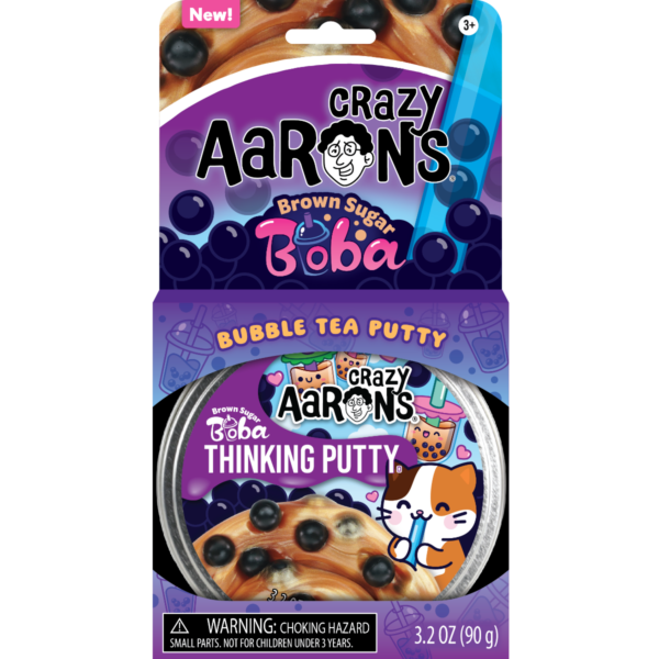Crazy Aaron’s | Thinking Putty Large - Brown Sugar Boba