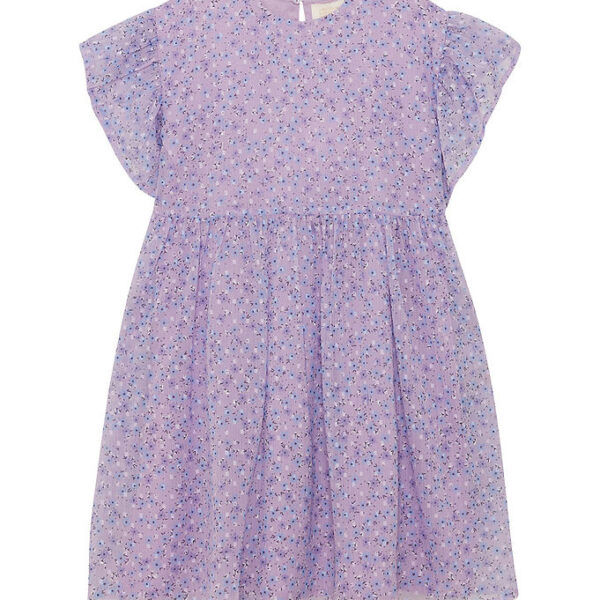 Creamie Kjole - Flower Dobby - Lavender Frost