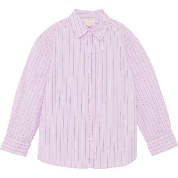 Creamie Skjorte - Poplin - Rose Pink m. Striber