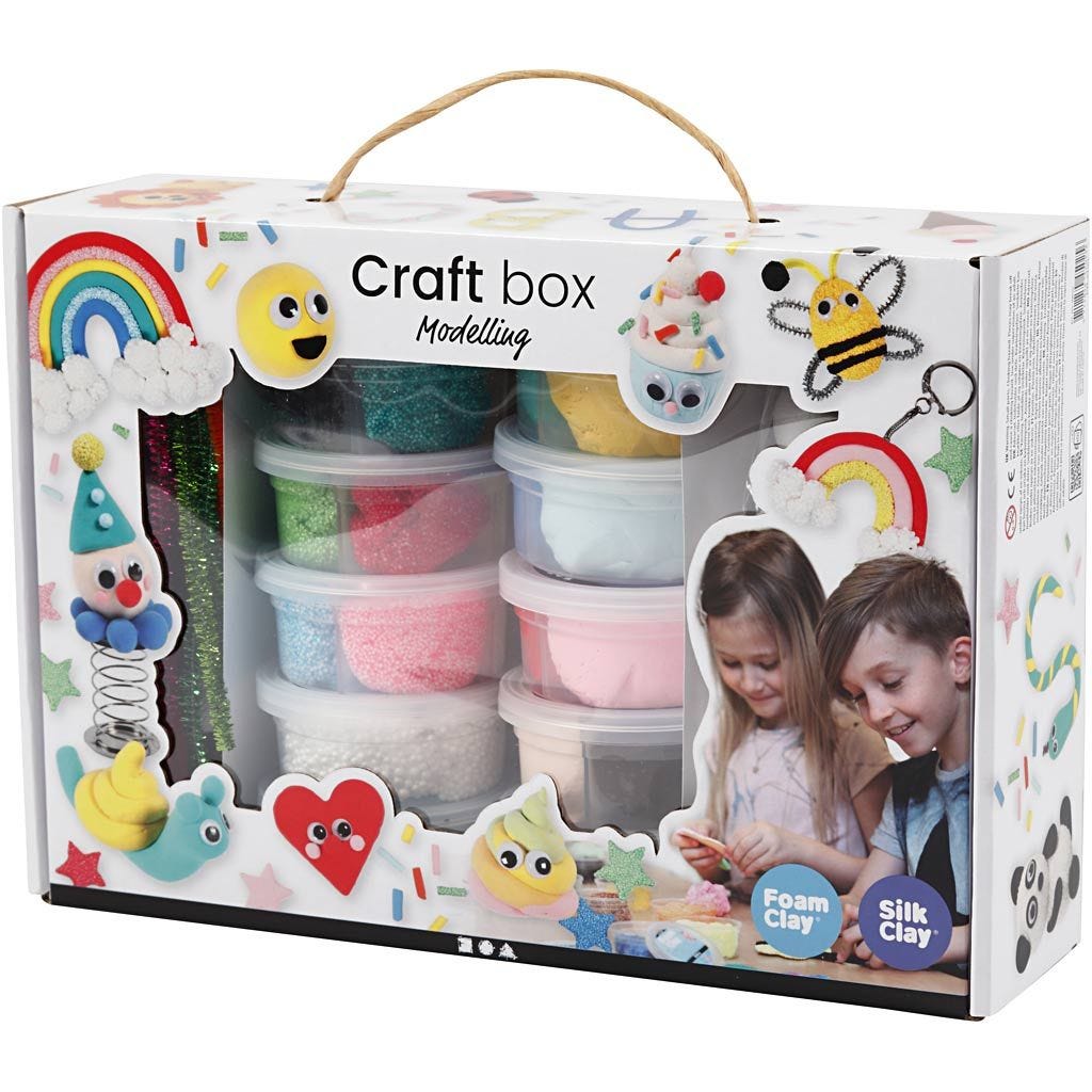 Creativ Company | Foam Clay og Silk Clay i gaveæske