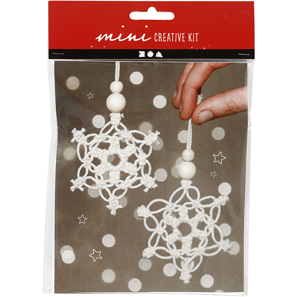 Creativ Company | Julepose - Macramé iskrystaller