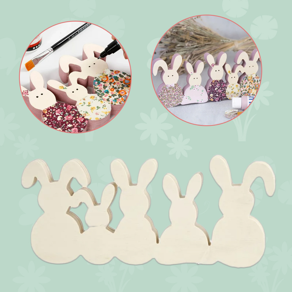 Creativ Company | Mal påskeharer i træ